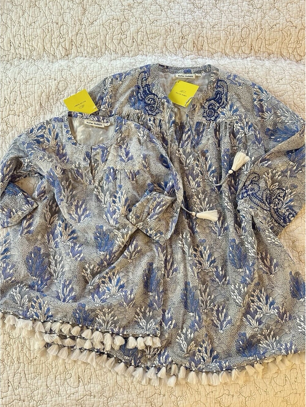 Roller Rabbit Seraphina Tunic Mommy & Me  Sz womens small & Toddler 4T